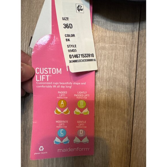 Maidenform Womans Strapless Multi-Way Bra 36D Black - Picture 5 of 8